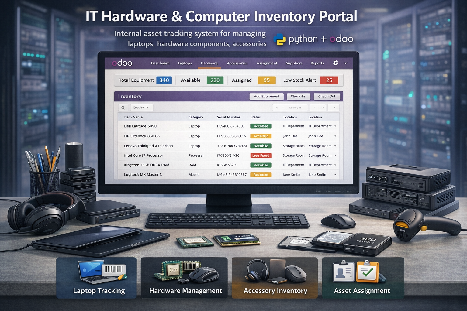 IT Hardware & Computer Inventory Portal
