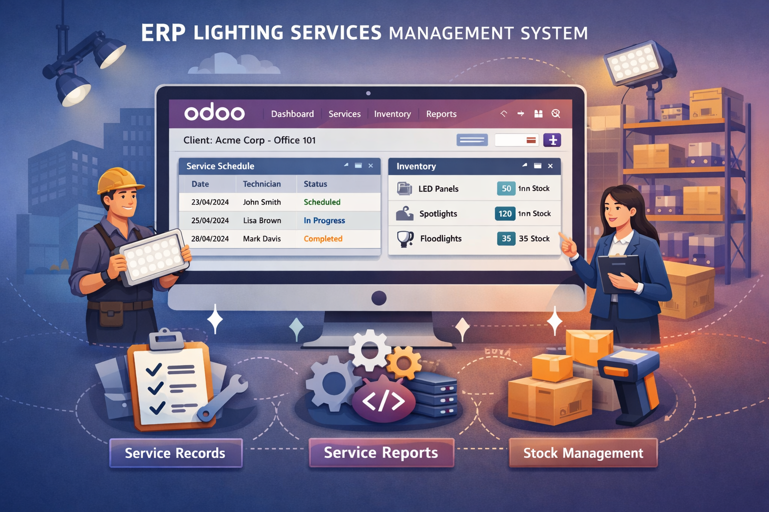 Lighting Services Product Management System